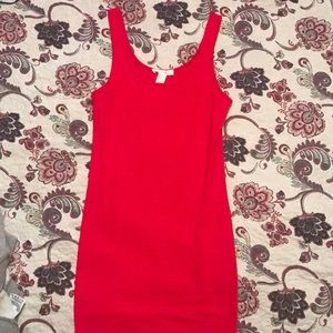 Red bodycon dress